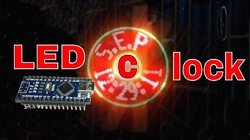 15# New 2018 Propeller LED Clock Arduino Nano Projects (sen electronics projects)