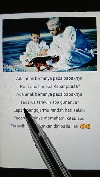 Lirik Lagu Ada Anak Bertanya Pada Bapaknya🥰🥰