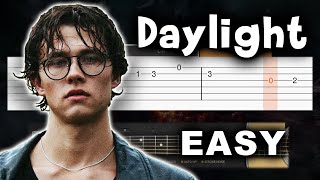 David Kushner - Daylight - Guitar tutorial (TAB)