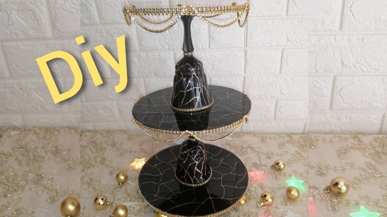 اصنعي بنفسك حامل الحلويات بطريقة فخمة وراقية للأعياد و المناسبات /Diy