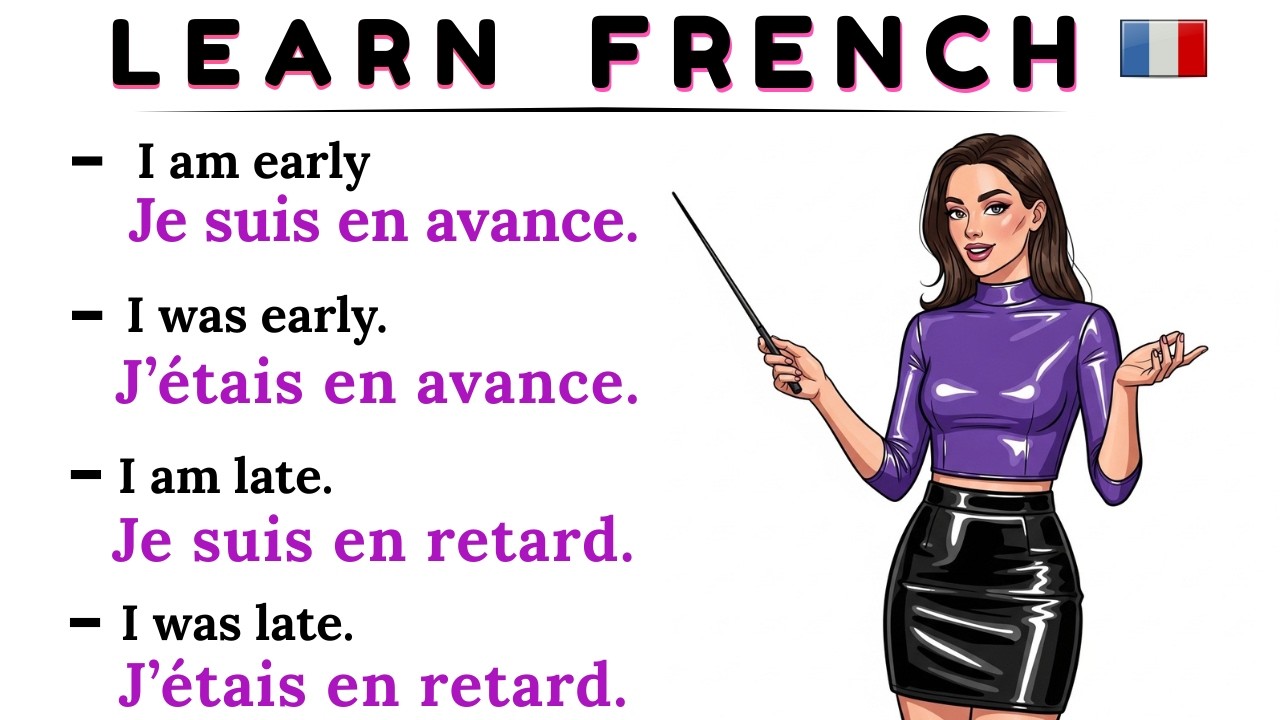 Essential French Phrases for daily Conversations | Learn French: Easy French: Apprendre le français
