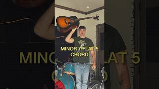 Minor 7 flat 5 chord… #guitar #guitarchords #chords #guitarist #guitarlessons #musictheory