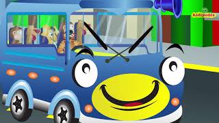 The Wheels On The Bus | Nursery Rhymes For Kindergarten Children #Nurseryrhymes #Kidssongs #Rhymes