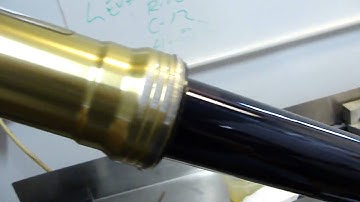 way of check for a bent fork tube