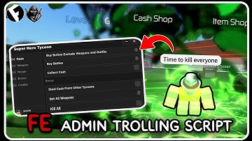 [ FE ] Admin Trolling Script - ROBLOX SCRIPTS - Kill/Troll Any Players!