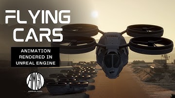 Flying Cars Animation Rendered in Unreal Engine - AMGI Studios