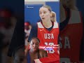 Paige Bueckers and Angel Reese going crazy during USA basketball training camp  #explore #subscribe
