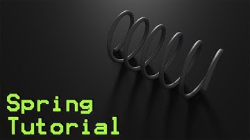 How to make a spring [Blender Tutorial]