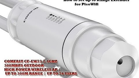 CF EW73 (Outdoor) Range Extender Mode for Existing Pisowifi with minimal Access Point Range