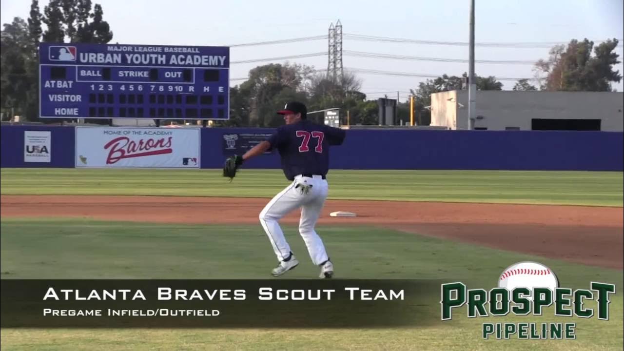 Atlanta Braves Scout Team Pregame Infield/Outfield YouTube