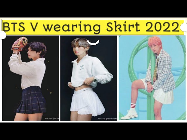 bts in skirts