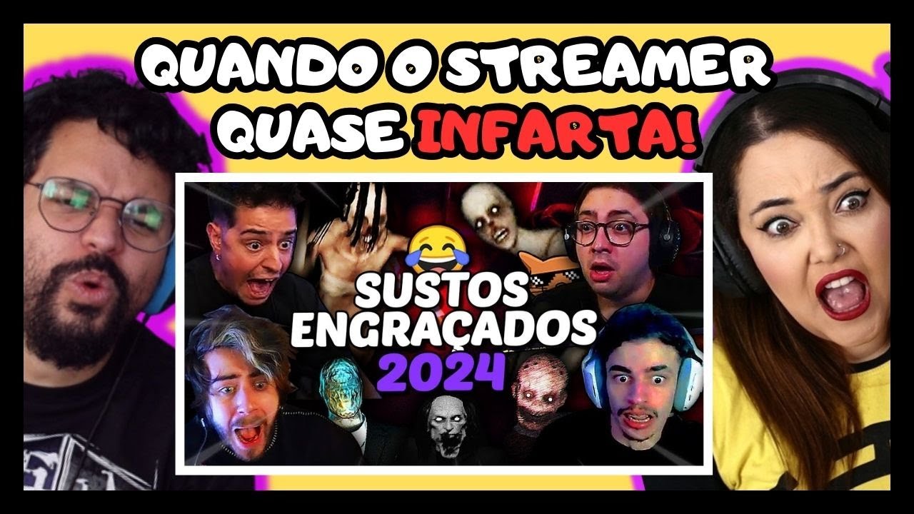 SUSTOS ENGRAÇADOS NAS LIVES 2024 Viralizou Clips ‹ REACT ›