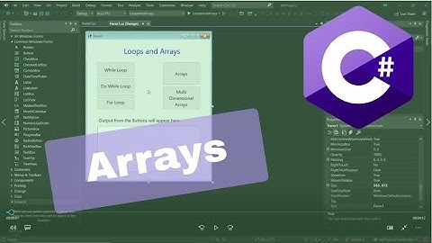 C# - Arrays with a for loop.