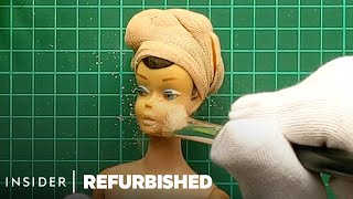 How A 1960s Swirl Ponytail Barbie Doll Is Professionally Restored | Refurbished