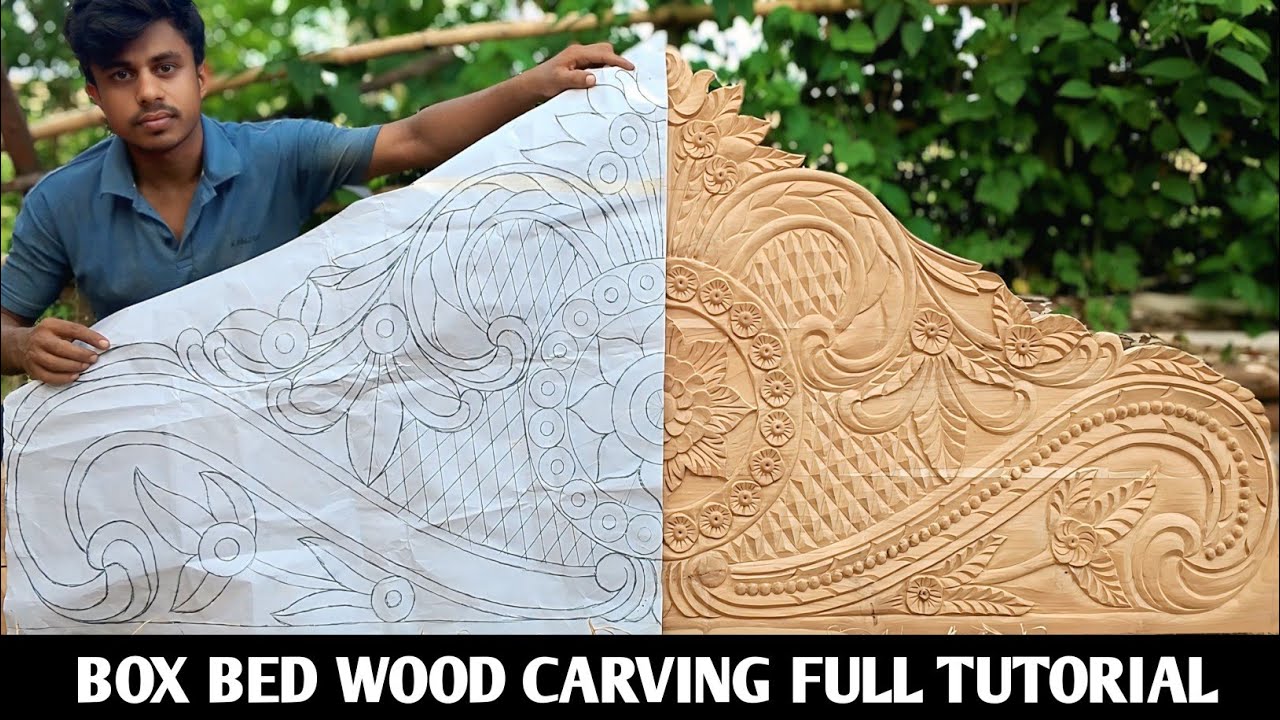 Learn How To Make This Design🥰 जानो इस डिजाइन को कैसे बनाया हु Hend Wood Carving Full Tutorial