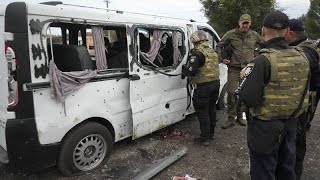 Ukraine war: Zaporizhzhia rocked by deadly missile strike on humanitarian convoy