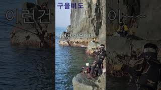 구을비도에서 낚시하다 만난 맛있는 물고기 #shorts
