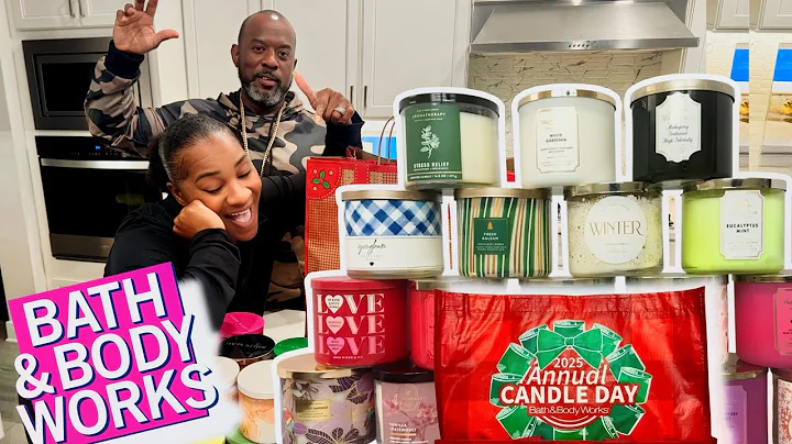 PAPA E SURPRISED MAMADEE WITH $400 WORTH OF BATH & BODY WORK CANDLES 😍🫶🏽