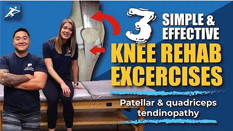 “Knee Rehab Exercises” 3 Simple & effective Knee exercises for Patellar & Quadriceps Tendinopathy