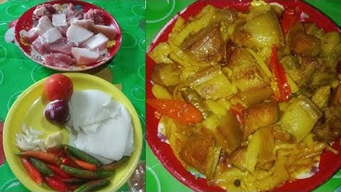 Pork & Bamboo shoot ll Doh Sniang Bad LungSiej ll SS KHASI KITCHEN