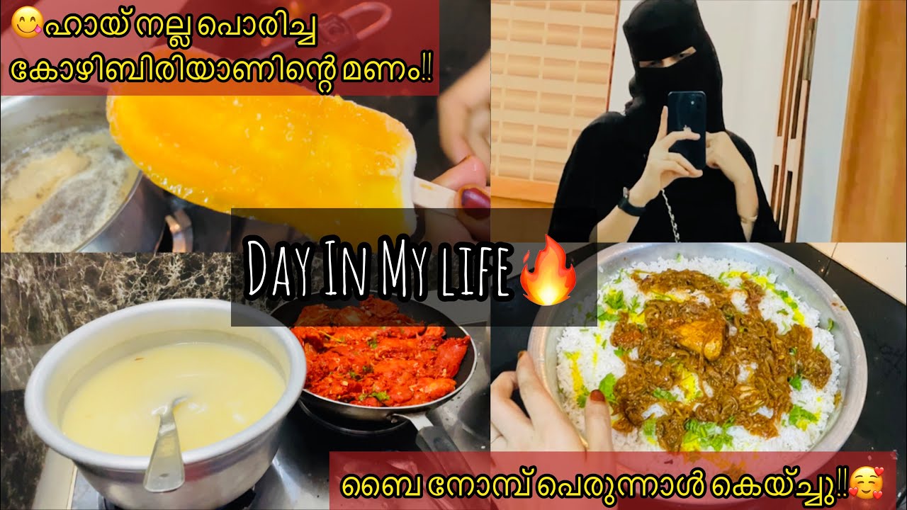 DAY IN MY LIFE VLOG🔥നല്ല പൊരിച്ച കോഴി ബിരിയാണിന്റെ Recipe-FRIED CHICKEN DUM BIRIYANI ISHASDREAM🥰