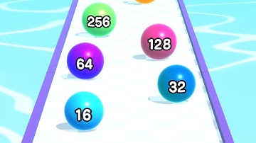 Ball Run 2048 🕵️‍♀️🏐🍄 IOS Android Gameplay Walkthrough Levels #3 A92LA