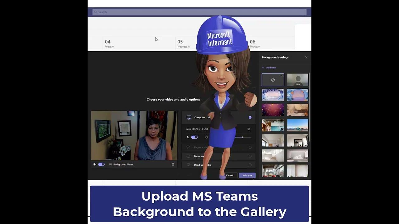How to add Background Filters to Microsoft Teams YouTube