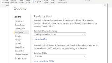 Configurar R en Power BI
