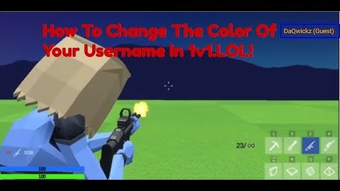 How To Change The Color Of Your Username In 1v1.LOL! (Best Tutorial)