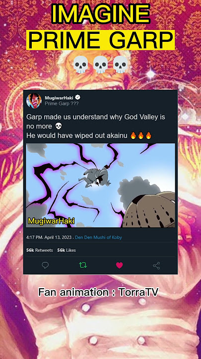 Garp's Galaxy Impact destroys the island of Blackbeard #onepiece #manga #anime #garp #animation
