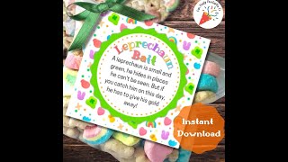 How To Make St  Patrick's Day Leprechaun Bait With Printable