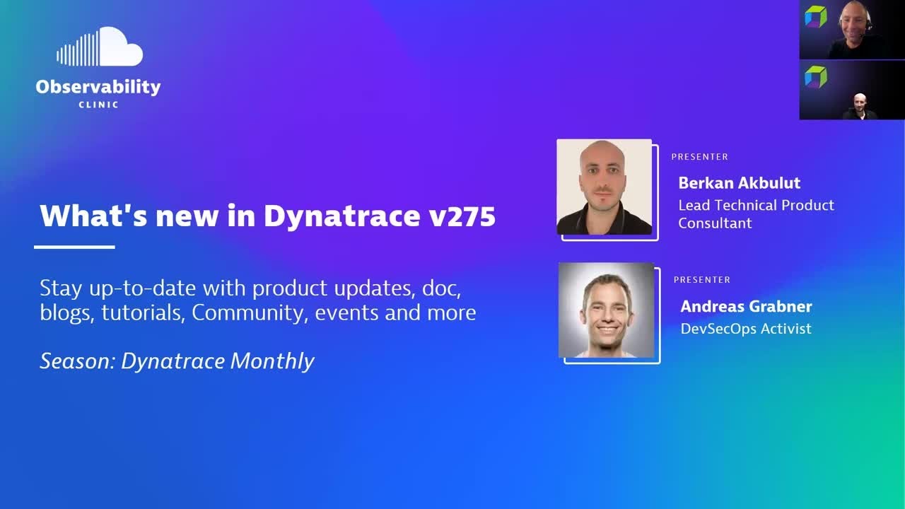 What's New in Dynatrace - v1.275 - YouTube