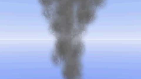 Lightwave 3D - Emitter Test - Smoke up 01