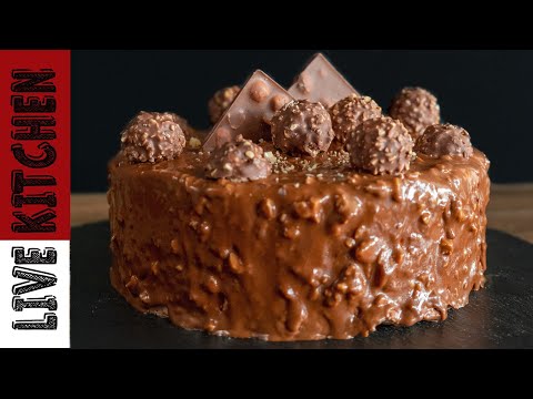 Ferrero Rocher - Τούρτα ζαχαροπλαστείου - Επαγγελματική συνταγή !