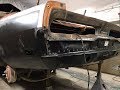 Cutting up and replacing the rotted panels on a Big Block 1969 Dodge Charger