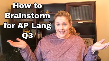 How to Brainstorm an Argument Essay for AP Lang Q3 | Class with Coach Hall Writes