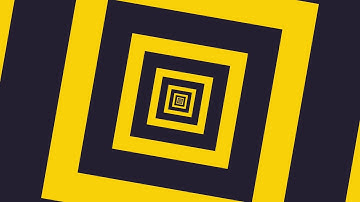 Yellow Squares Rotating and Scaling Background Video, Motion Background Loop | Free Stock Footage