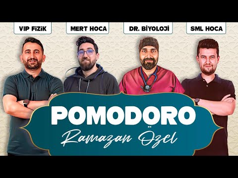 Pomodoro | Birlikte Ders Çalışıyoruz | @merthoca @BARISHOCABIYOLOJI @smlhoca | Ramazan Özel | 2024