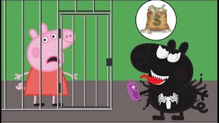 Peppa pig español Crying in Prison! Peppa Pig English Spiderman