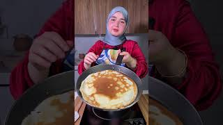 فطور / كريب طري ومو معجن 🧈🧇 جربيه الان 