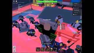 beating fallen mode in mega server Tower Defense Simulator