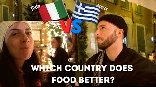 Greeks Compare Italian and Greek Food While in Rome, Italy | Travel Day Athens to Rome (LGBT Couple)