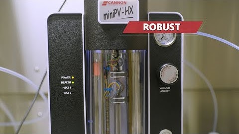 CANNON miniPV® | Automated Dilute Solution/Kinematic Viscometers