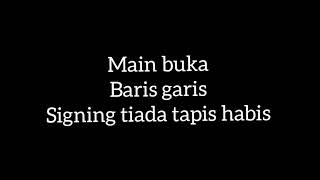 GARIS | MK (Kclique) feat AzamRhadio | Lyric