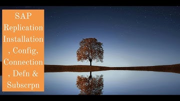 SAP Sybase Replication Installation, Configuration, Connection, Definition & Subscription