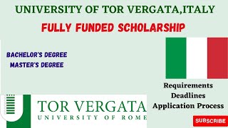 University of Tor Vergata, Italy/ Requirements/ Deadline/ Application Process screenshot 2