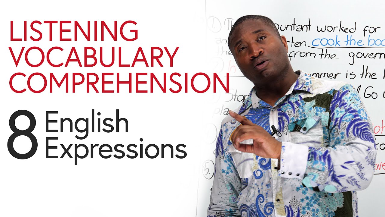 ⁣Listening, Vocabulary, Comprehension: 8 English Expressions