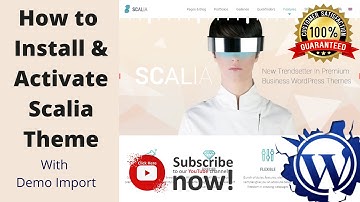 How to install & activate Scalia theme with demo import | 100% verified way