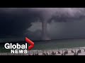 Huge waterspout spotted during "wicked" storm off Florida gulf coast