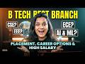 Best BTech Branch for Highest Salary & Placements 2026? CSE vs ECE vs AI & ML | Vedantu Telugu